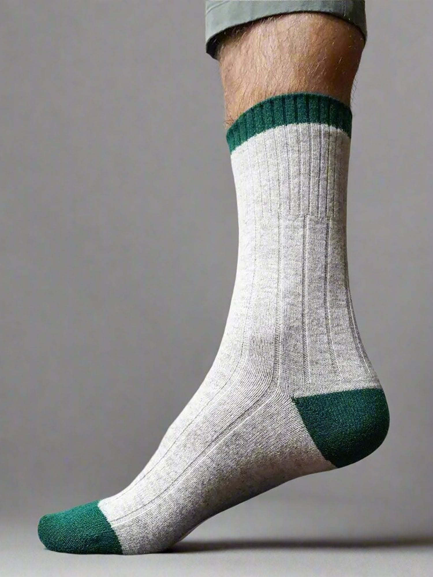 KLUE merino wool socks with Bands | Sand-Green
