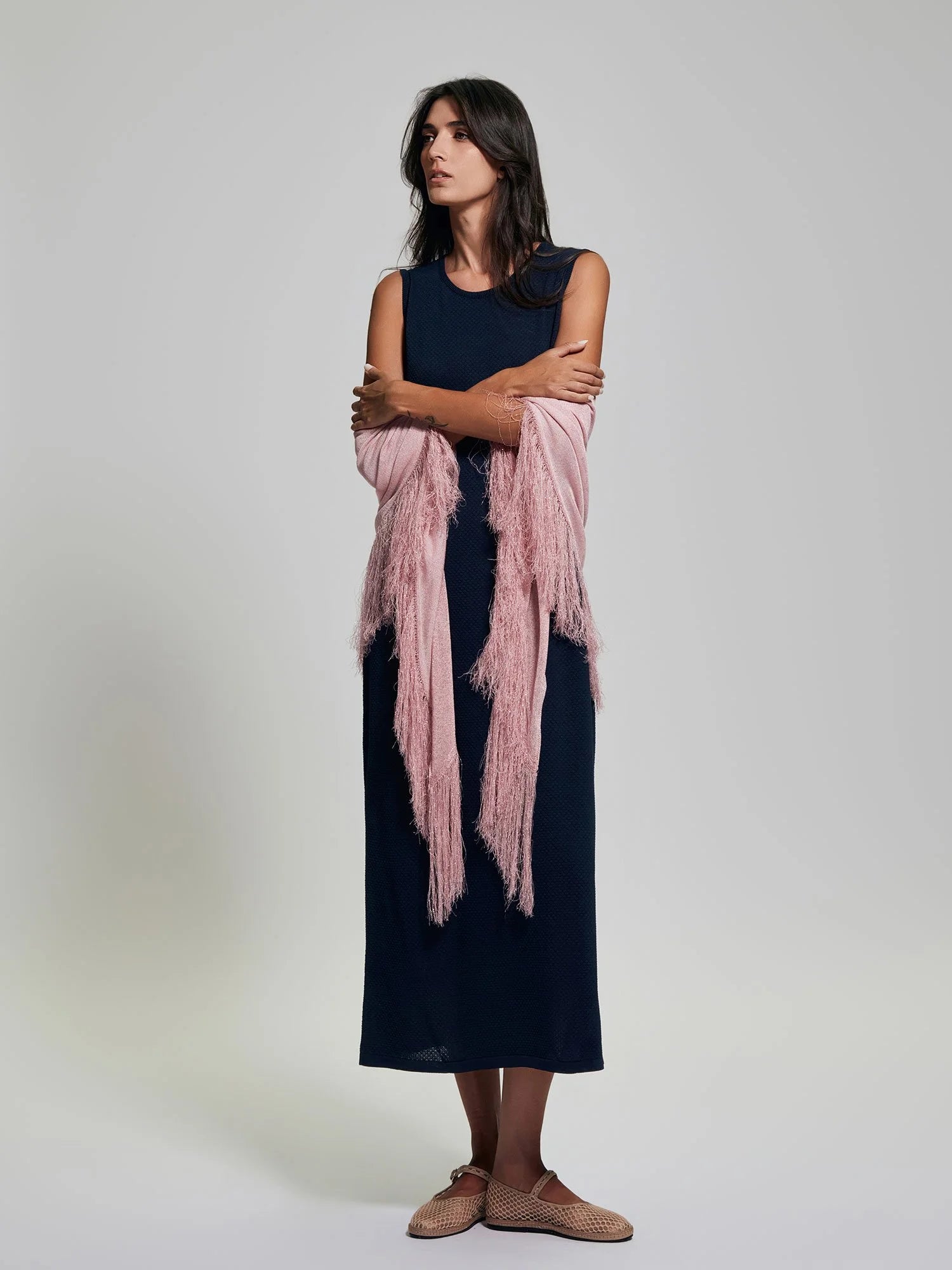 Neera Sleeveless Long Dress N15459
