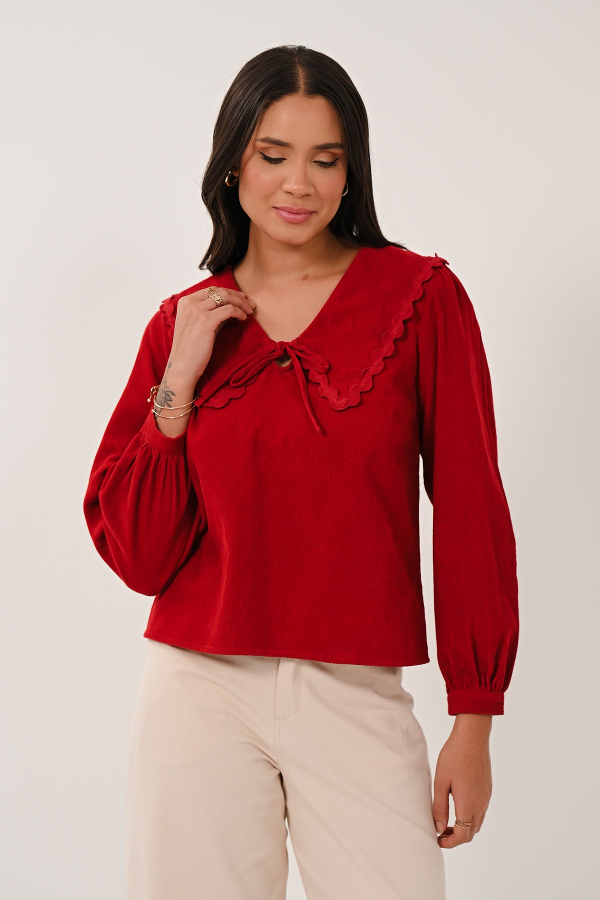 Nomads Collar Top