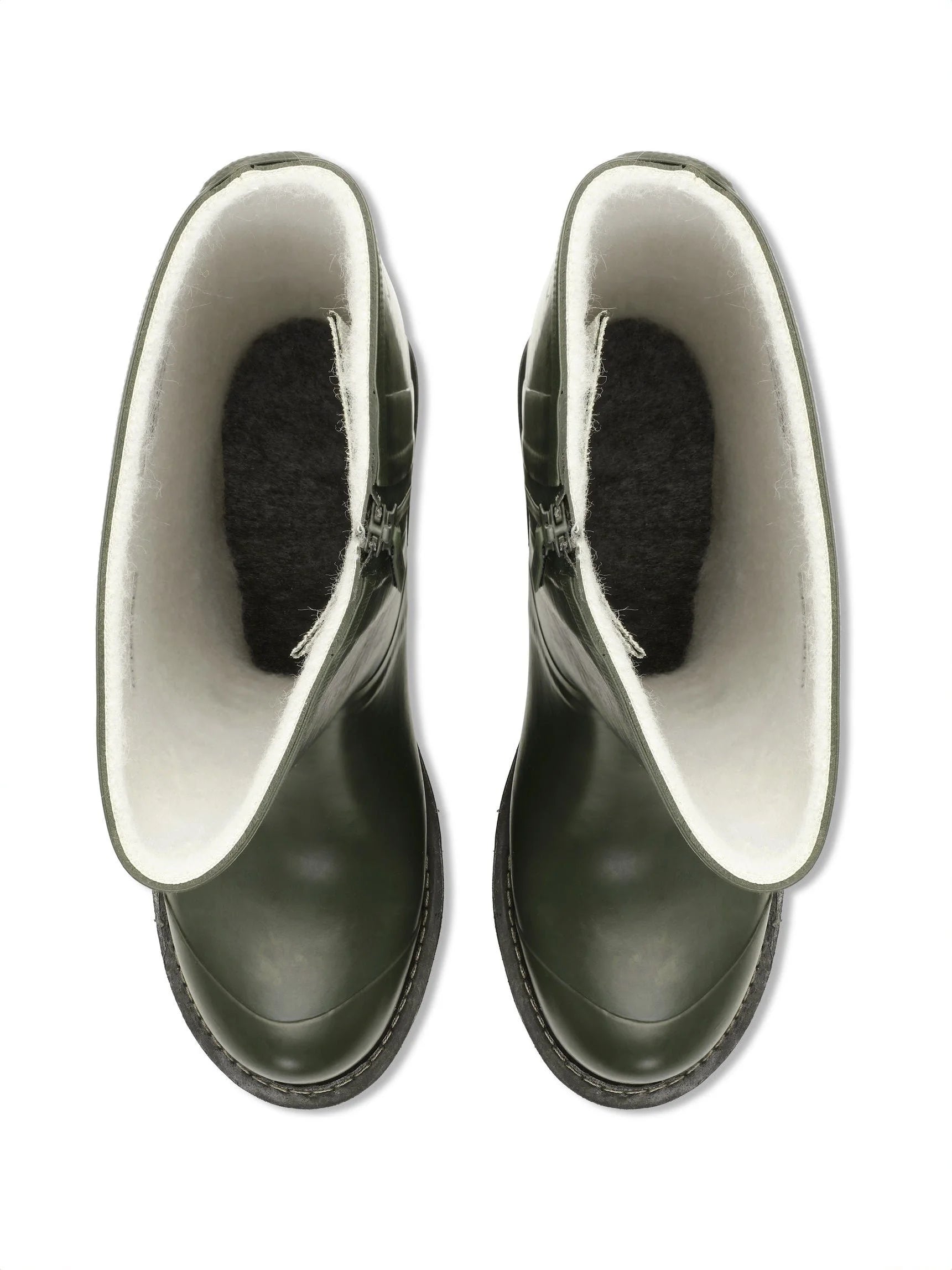 Ilse Jacobsen 3/4 Rubber Boots w Zip Rub47Zip