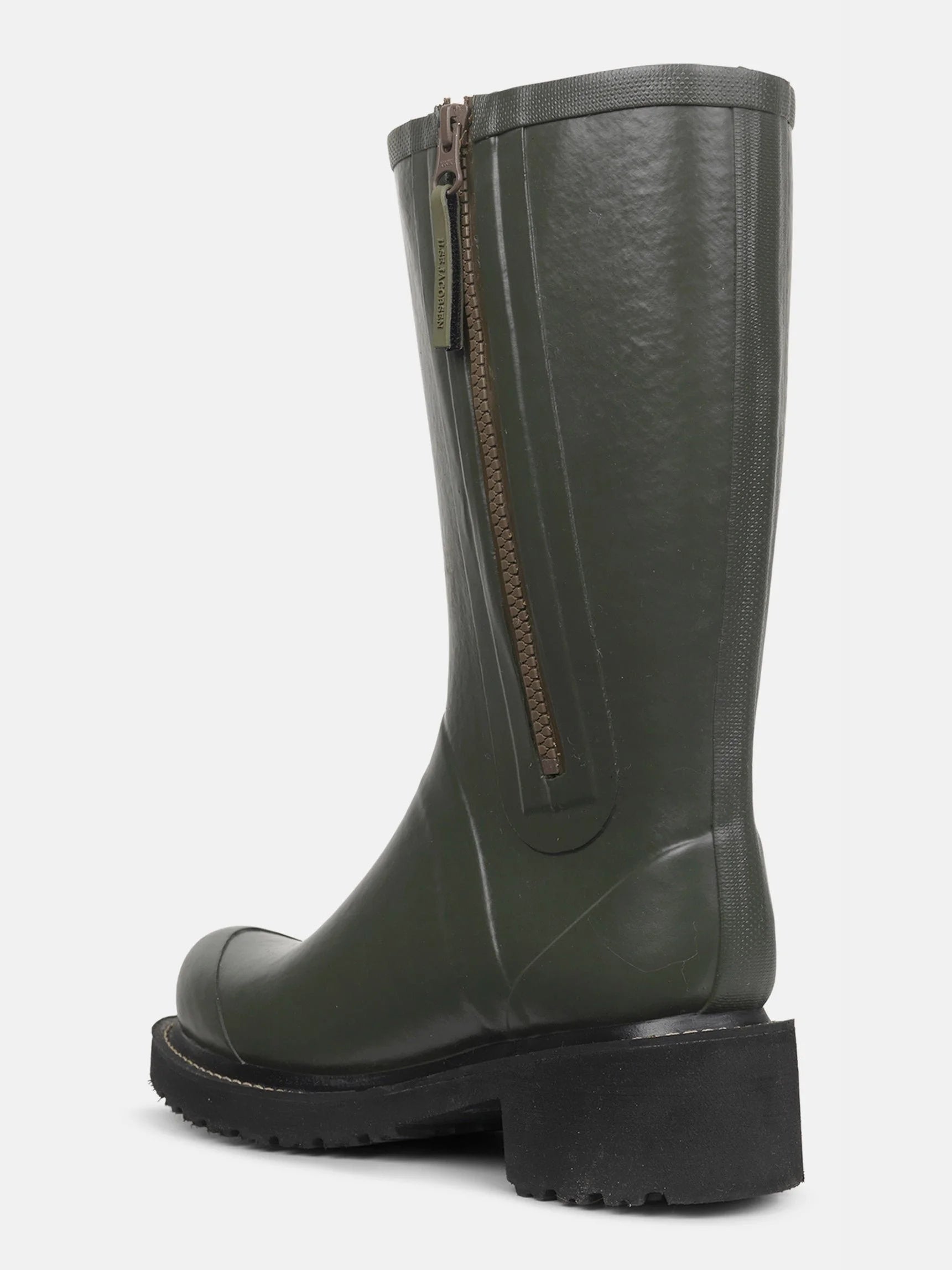 Ilse Jacobsen 3/4 Rubber Boots w Zip Rub47Zip