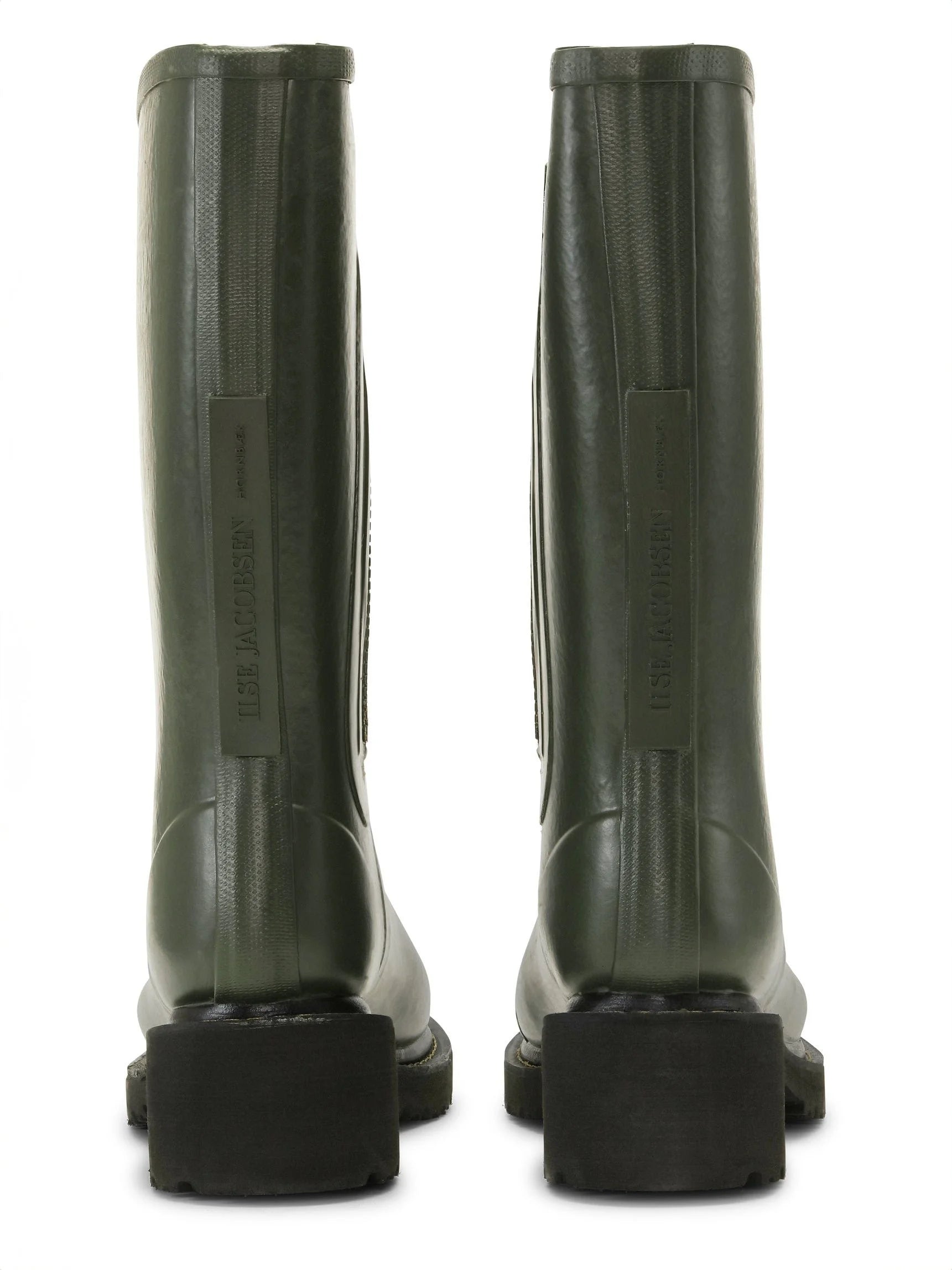 Ilse Jacobsen 3/4 Rubber Boots w Zip Rub47Zip