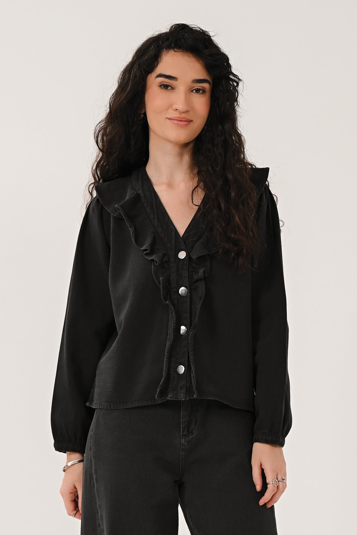 Nomads Frill Neck Top