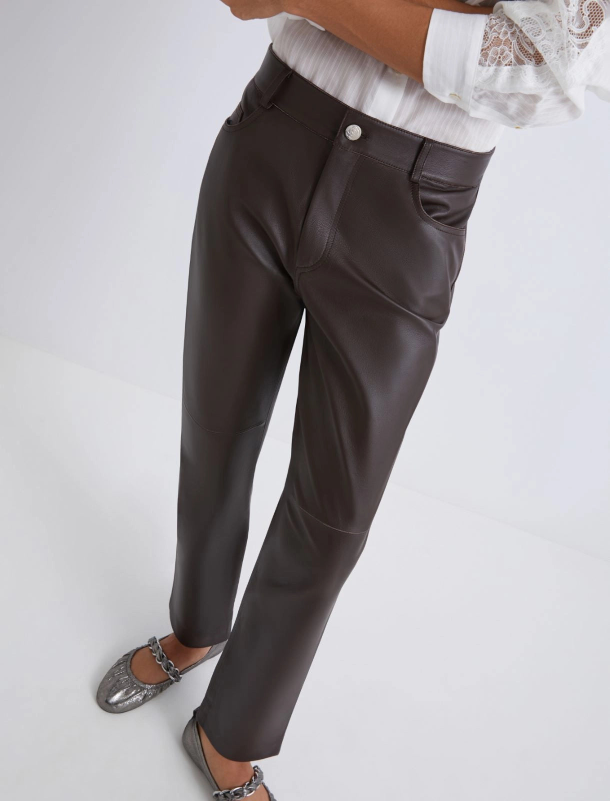 Marella Doroty Leather Trouser