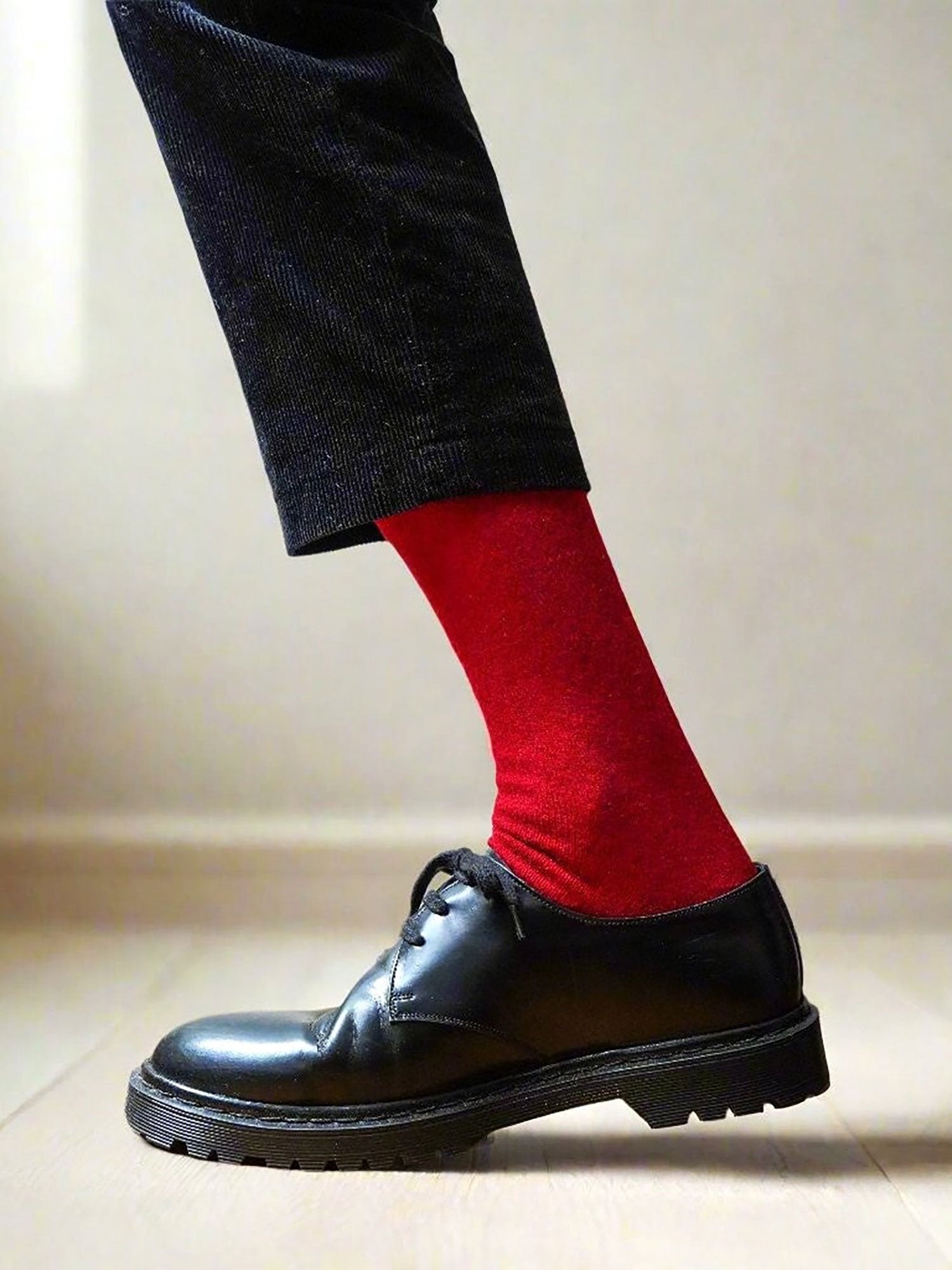 KLUE plain merino wool socks | Mustard