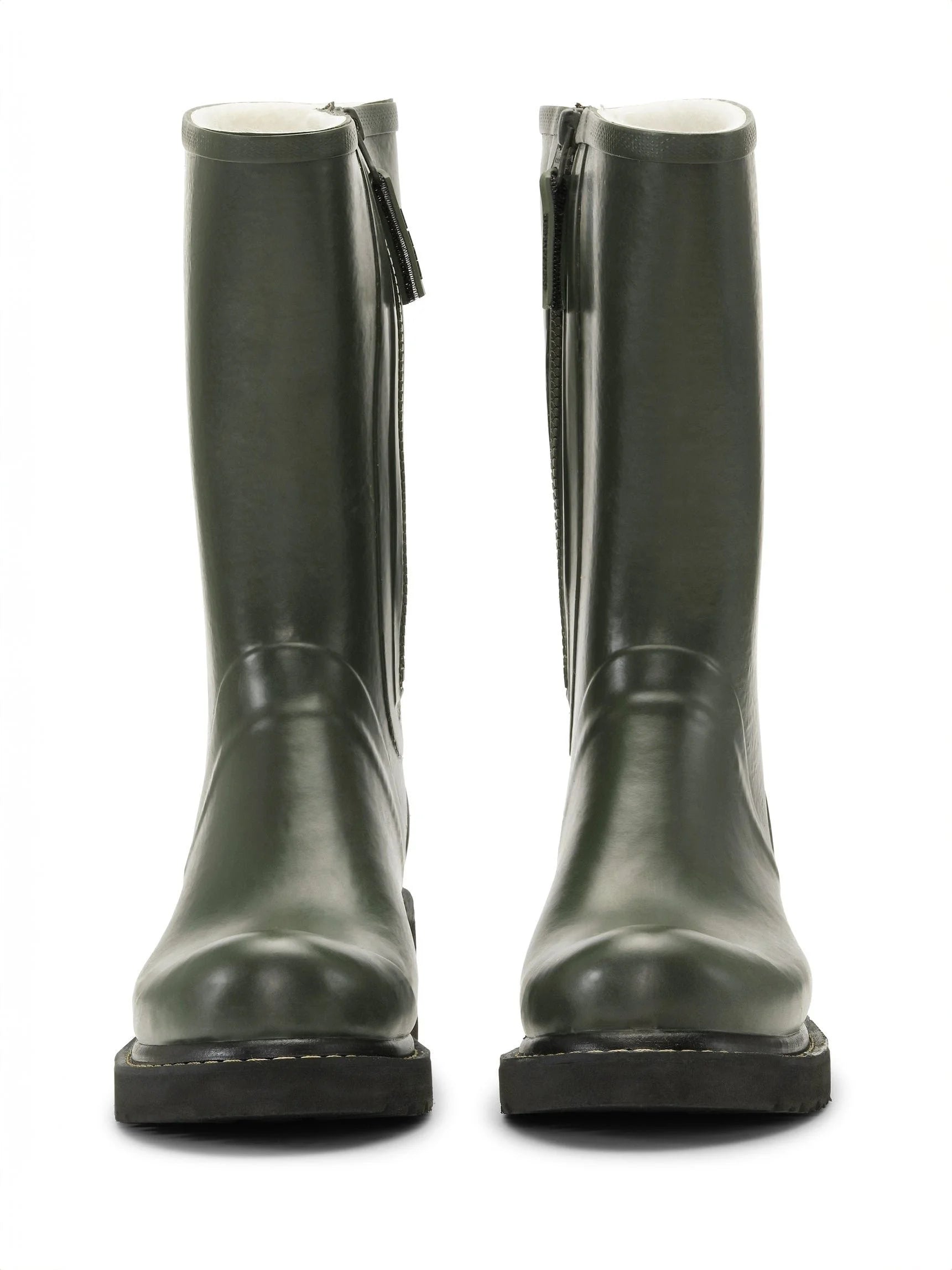 Ilse Jacobsen 3/4 Rubber Boots w Zip Rub47Zip