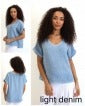 T1 Linen Cotton Mix Top