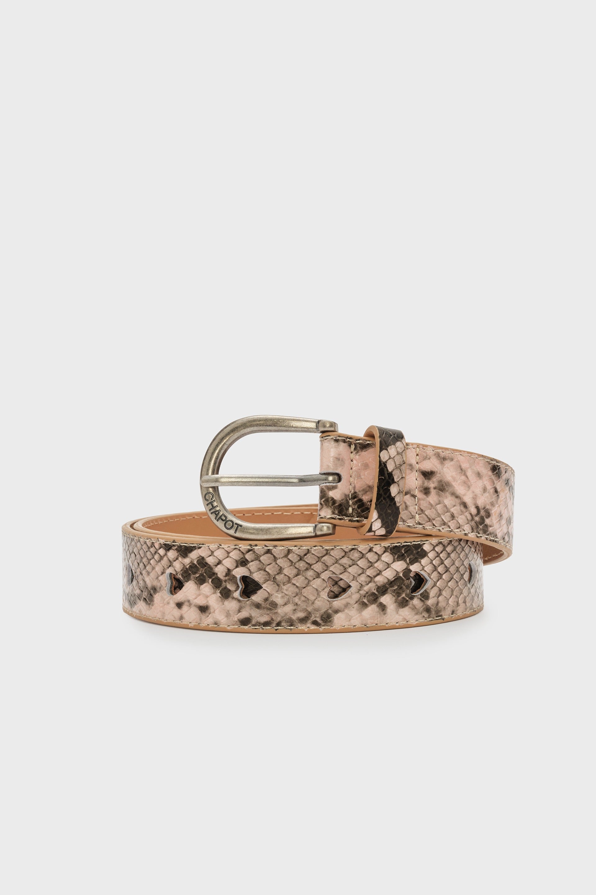 Cut it Out Heart Belt Leather