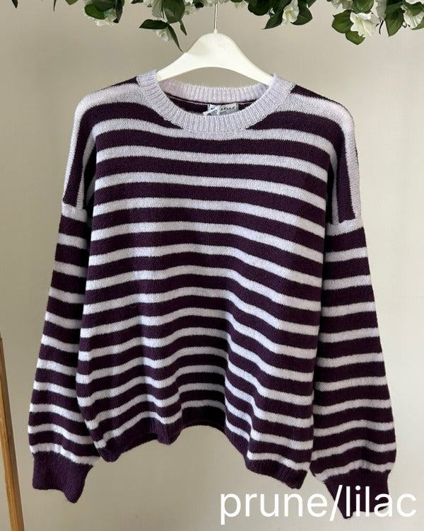 T1 Striped Jumper Long Sleeved